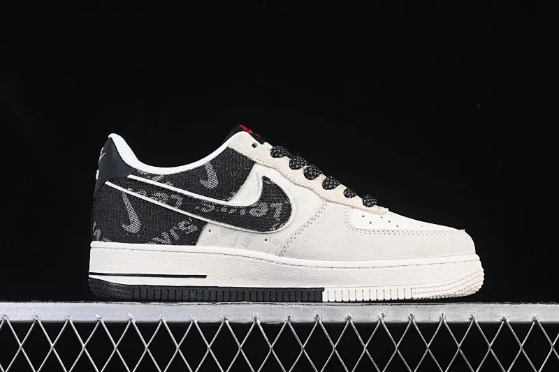 All categories Nk Air Force 1 Air Force series Nk Air Force 1 Low Air Force low-top Nike Air Force 1'07 Low Levi's joint beige black woven label Air Force 1 low-top casual sneakers MZ9588-800